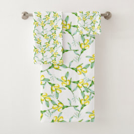 Conjunto De Toalhas Padrão de limões