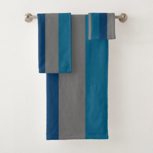 Conjunto De Toalhas Padrão de linhas abstratas modernas de Bordéus
