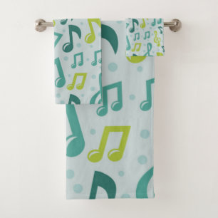 Conjunto De Toalhas Padrão de música