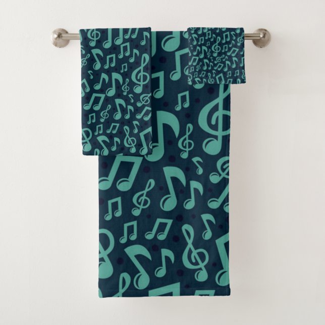 Conjunto De Toalhas Padrão de música (Insitu)