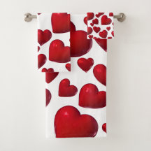 Padrão de Namorados de Corações Vermelhos Caindo