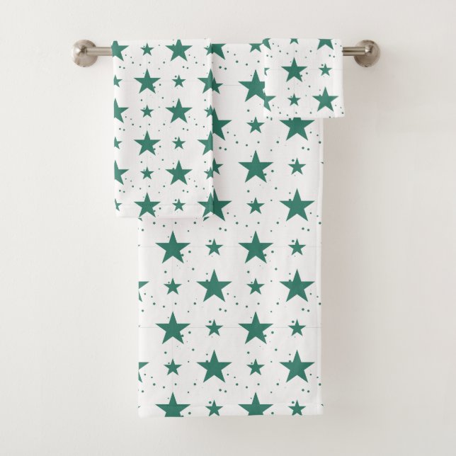Conjunto De Toalhas Padrão de Natal 123 (Insitu)