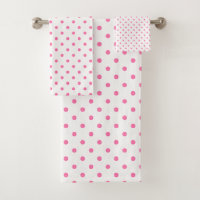 Padrão de Polkadots Rosa