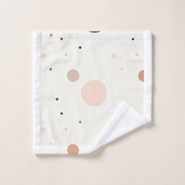 Conjunto De Toalhas Padrão de Ponto Mínimo de Inverno, Neutros Macios