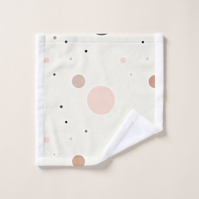 Conjunto De Toalhas Padrão de Ponto Mínimo de Inverno, Neutros Macios  (Pano de lavar)