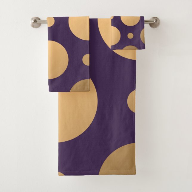 Conjunto De Toalhas Padrão de pontos 15 (Insitu)
