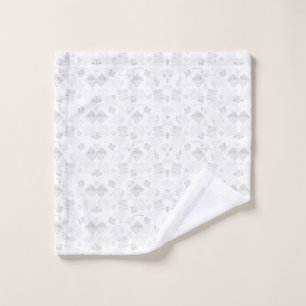 Conjunto De Toalhas Padrão de repetição abstrato de formas estilizadas