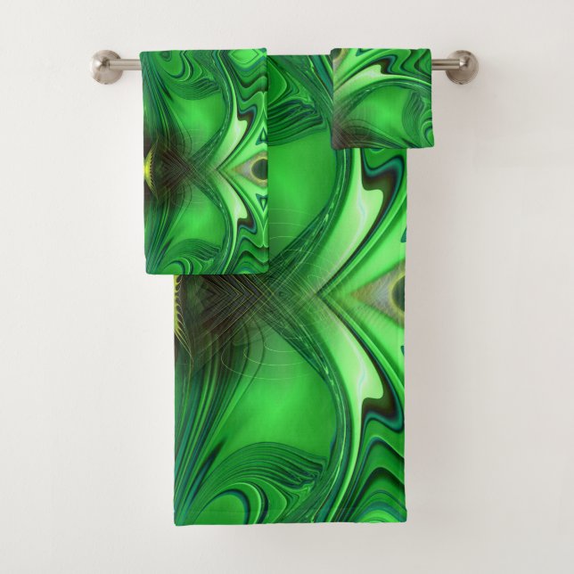 Conjunto De Toalhas Padrão de Repetição de Energia de Heart Chakra (Insitu)