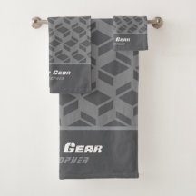 Padrão de Repetição Moderno Cinza