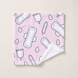 Conjunto De Toalhas Padrão de Tonalidade do Período Cor Branca Cor-de-
