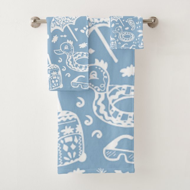 Conjunto De Toalhas Padrão de Verão (Insitu)