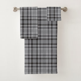 Conjunto De Toalhas padrão de verificação de tartan de Xadrez