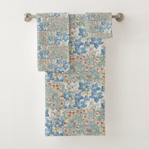 Conjunto De Toalhas Padrão Floral de Gerânio Selvagem Art Nouveau Anti