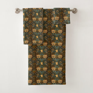Conjunto De Toalhas Padrão Floral de Madressilva Antiga William Morris