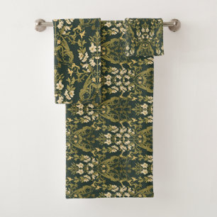 Conjunto De Toalhas Padrão Floral de Madressilva Vintage de William Mo