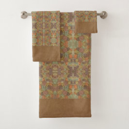 Conjunto De Toalhas Padrão Floral Vintage Renascença Alemã