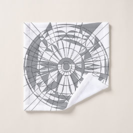 Conjunto De Toalhas Padrão Geométrico de Mandala