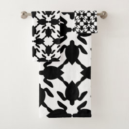 Conjunto De Toalhas Padrão impressão moderno havaiano Honu (tartaruga
