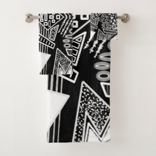 Conjunto De Toalhas Padrão Inspirado B E W Runway Fashion 2022
