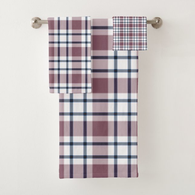 Conjunto De Toalhas Padrão retrorreflector claro cinza castanha branca (Insitu)