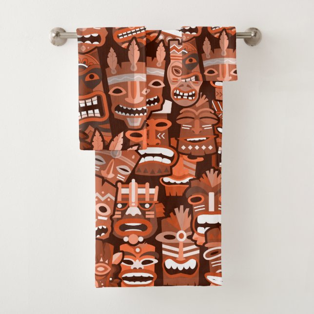 Conjunto De Toalhas Padrão TIKI 2 (Insitu)