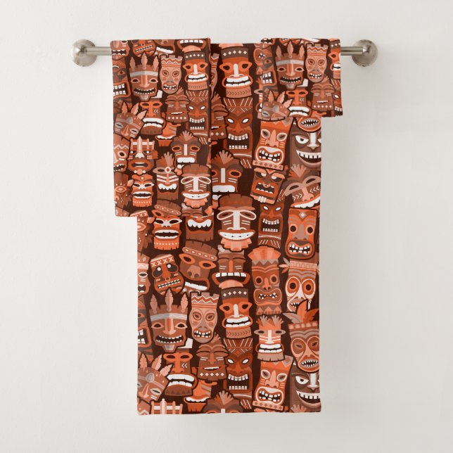 Conjunto De Toalhas Padrão TIKI 3 (Insitu)