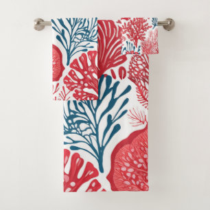 Conjunto De Toalhas Padrão tropical de Aloha impressão do Havaí
