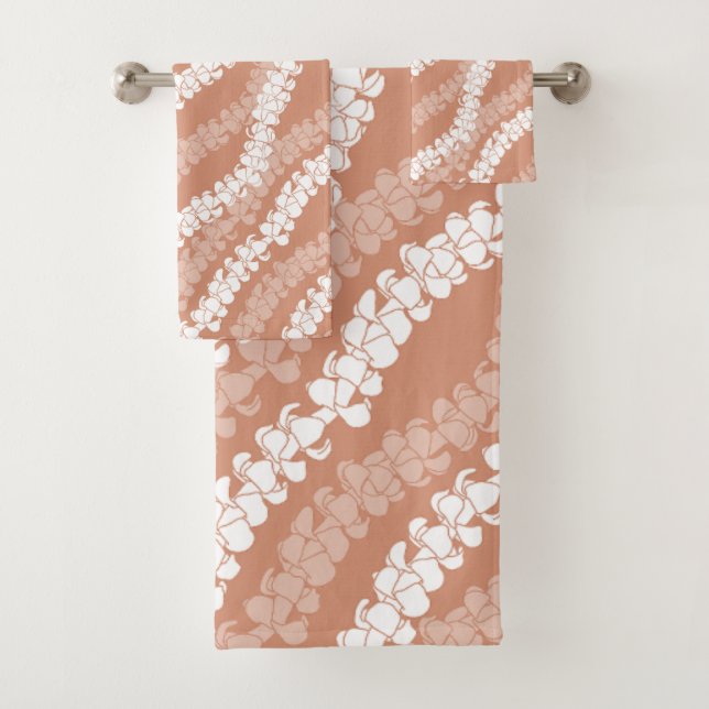 Conjunto De Toalhas Padrão tropical de Aloha impressão do Havaí (Insitu)