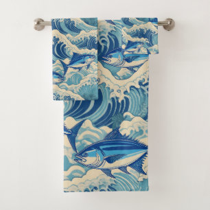 Conjunto De Toalhas Padrão tropical de Aloha impressão do Havaí