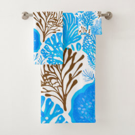 Conjunto De Toalhas Padrão tropical de Aloha impressão do Havaí