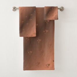 Conjunto De Toalhas padrão único, bonito, colorido, pintado, uma gra