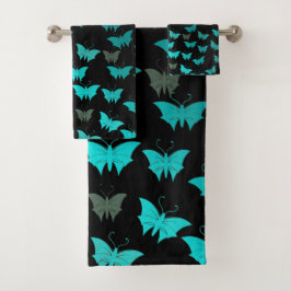 Conjunto De Toalhas padrão único, bonito, colorido, pintado, uma gra