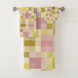 Conjunto De Toalhas padrão único, bonito, colorido, pintado, uma gra