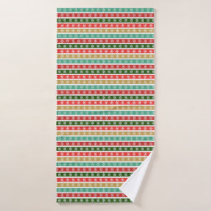 Conjunto De Toalhas Padrões e cores de Natal