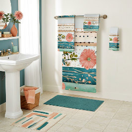 Conjunto De Toalhas padrões mistos shabby chic