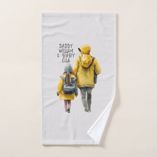 Conjunto De Toalhas Pai e Filha Bond (Toalha de mão)