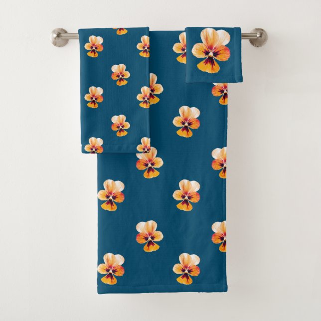 Conjunto De Toalhas Painéis Laranja (Insitu)