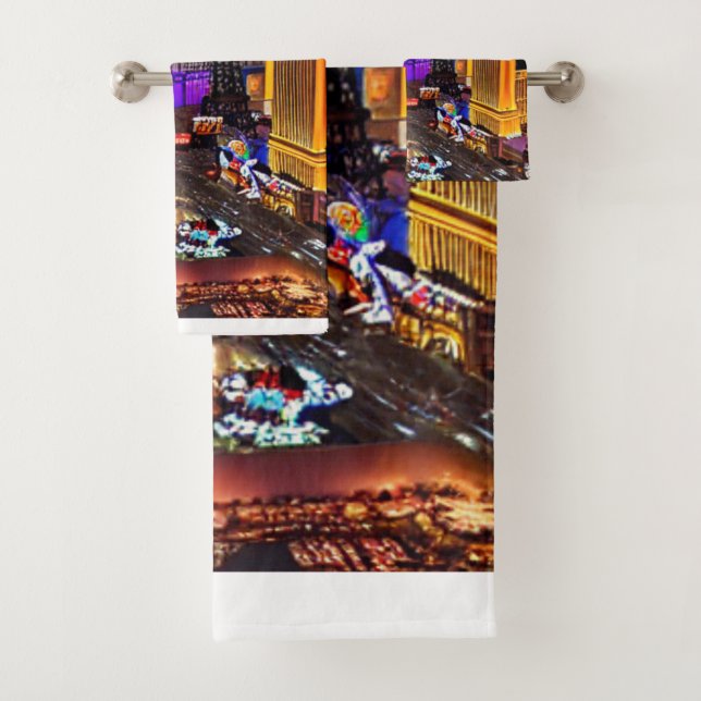 Conjunto De Toalhas Paisagem de Las Vegas (Insitu)