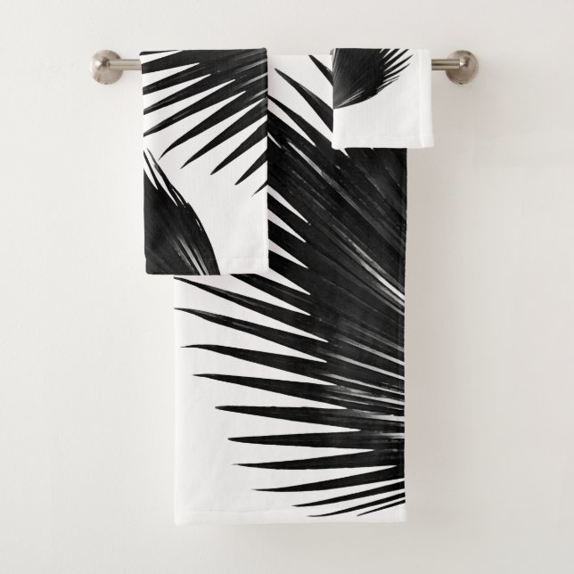 Conjunto De Toalhas Palm Botânico-Impressão tropical (Insitu)