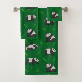 Conjunto De Toalhas Panda