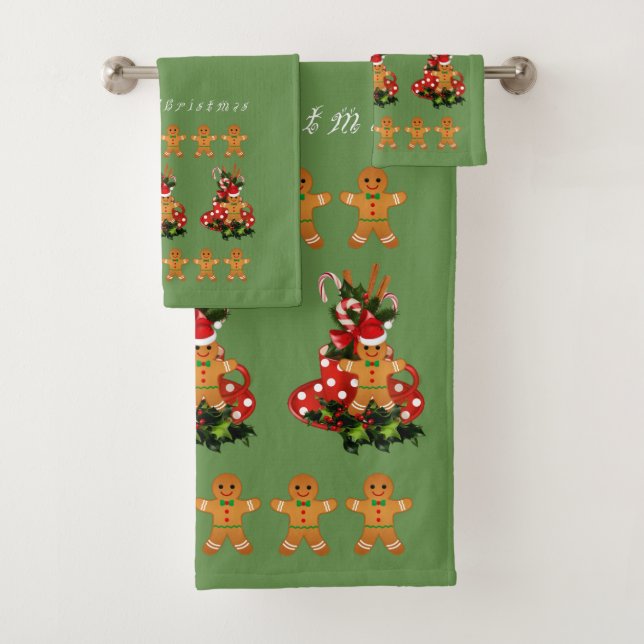 Conjunto De Toalhas Pão-de-espécie do Natal (Insitu)