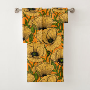 Conjunto De Toalhas Papagaios amarelos