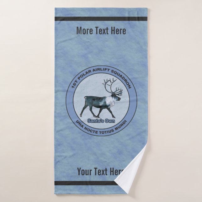 Conjunto De Toalhas Papais noeis 1rua de Suspensão de Ar Polar (Toalha de Banho)