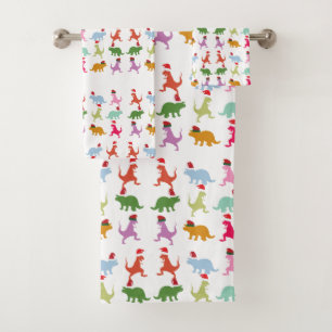 Conjunto De Toalhas Papais noeis de dinossauros