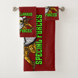 Conjunto De Toalhas Papais noeis, forças especiais, exército