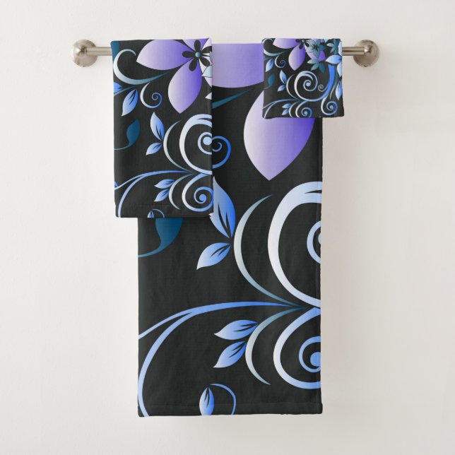 Conjunto De Toalhas Papel de parede flores 6 (Insitu)