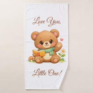 Conjunto de Toalhas para Crianças Urso Leitor de C