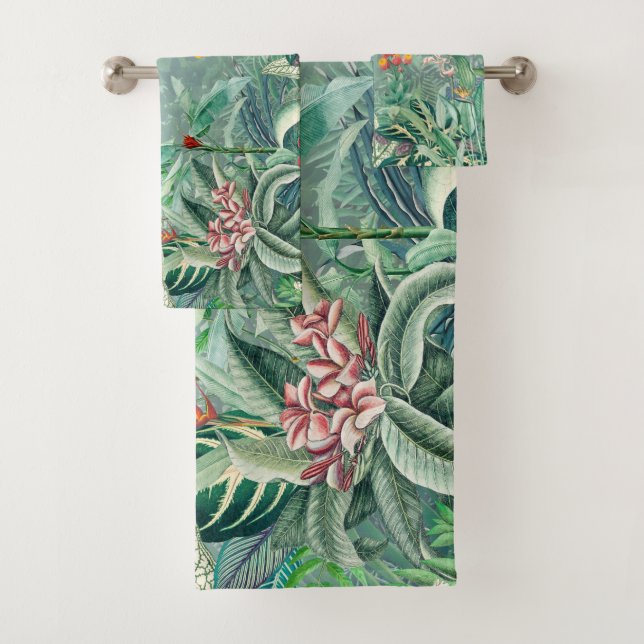 Conjunto De Toalhas Paraíso tropical (Insitu)