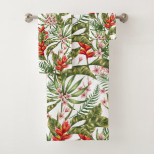 Conjunto De Toalhas Paraíso tropical