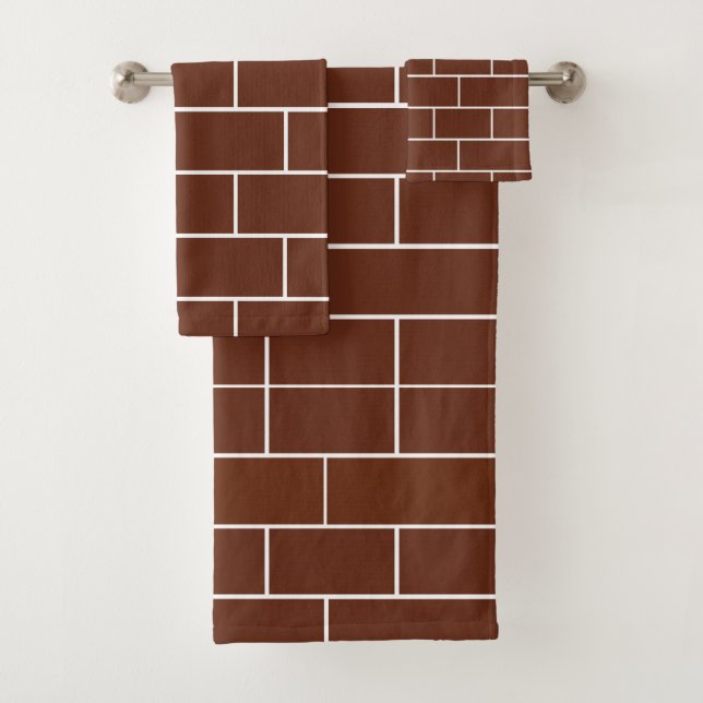 Conjunto De Toalhas Parede de Tijolo  (Insitu)